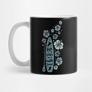 SUP Flowers (blue) Mug